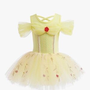 Yellow Princess Dress Costume for Kids